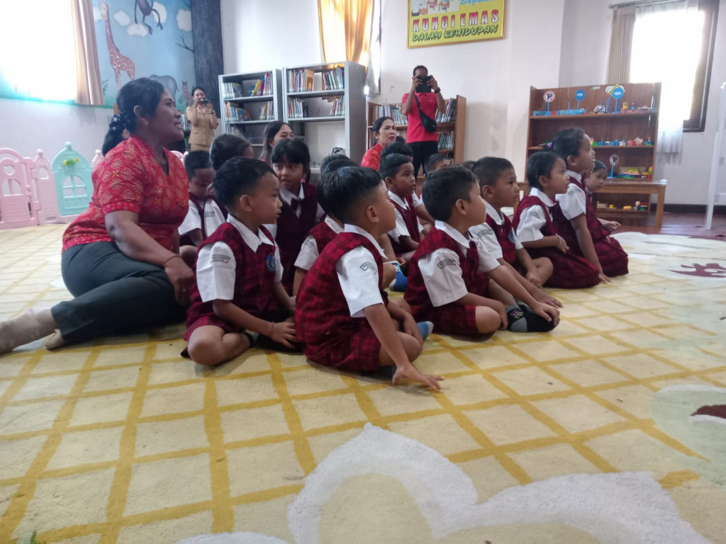 Kunjungan Anak-Anak TK Budhi Kumara Sobangan